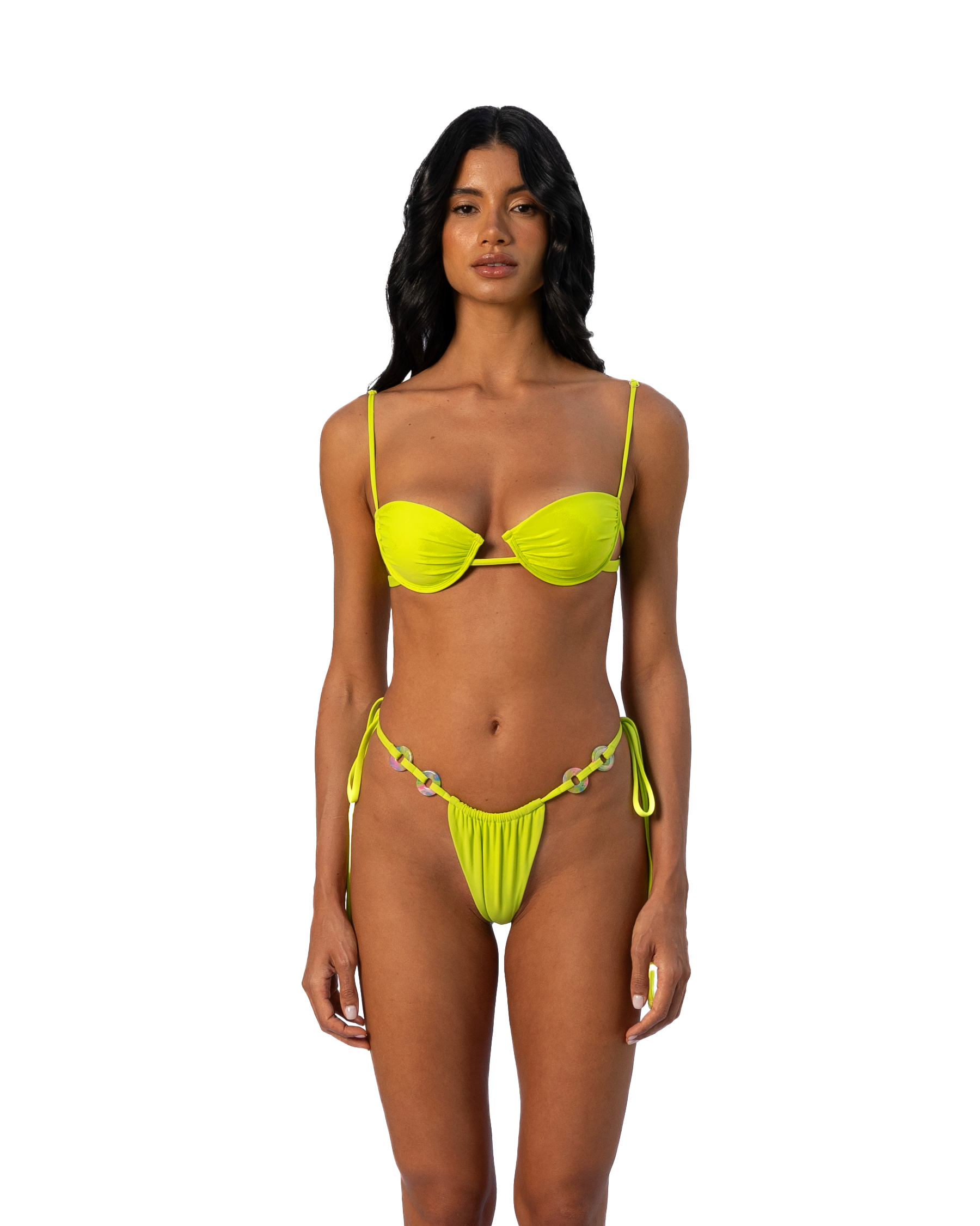 Danica Balconette Bikini Top | Green