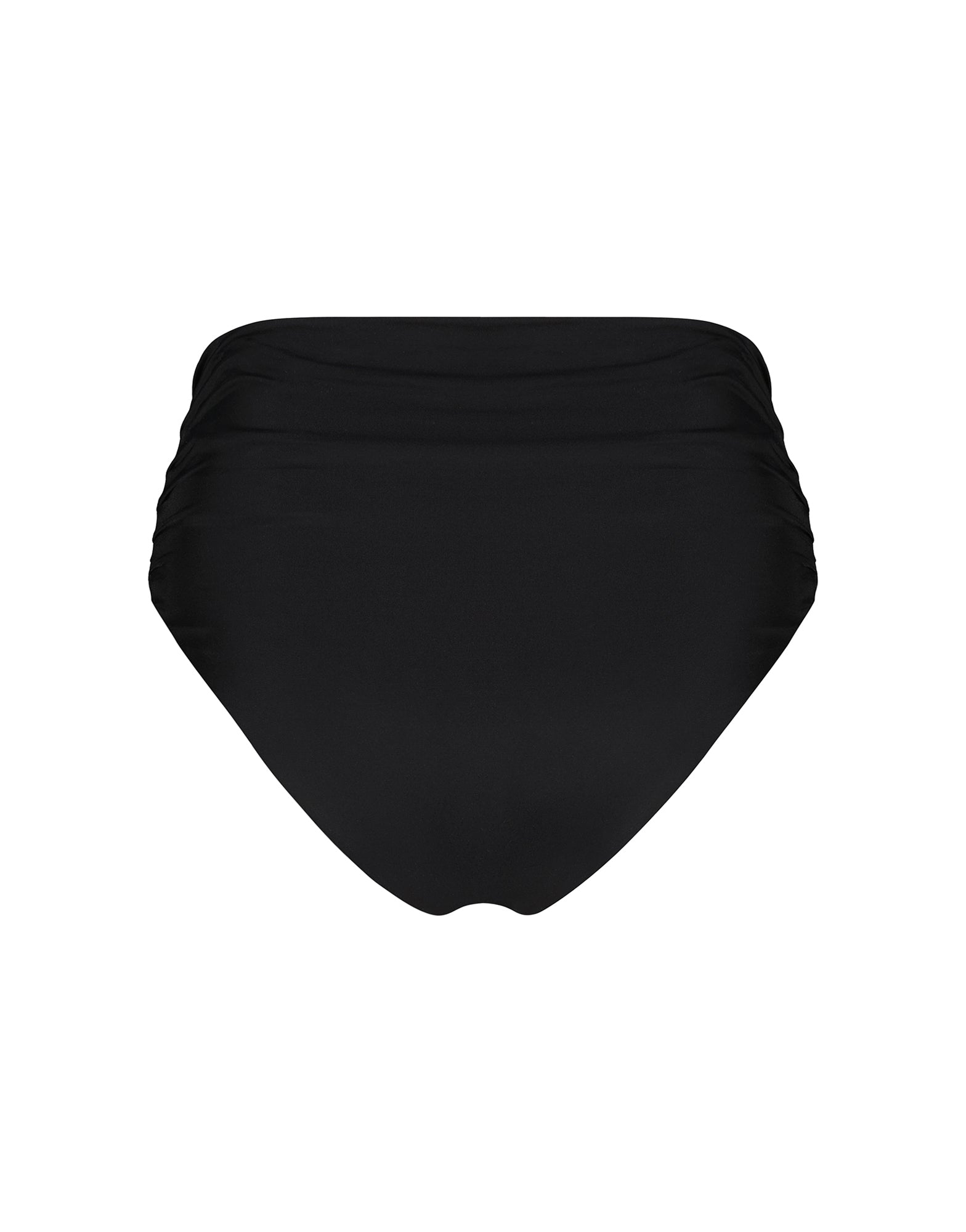 Nixie High Waisted Bikini Bottom | Black