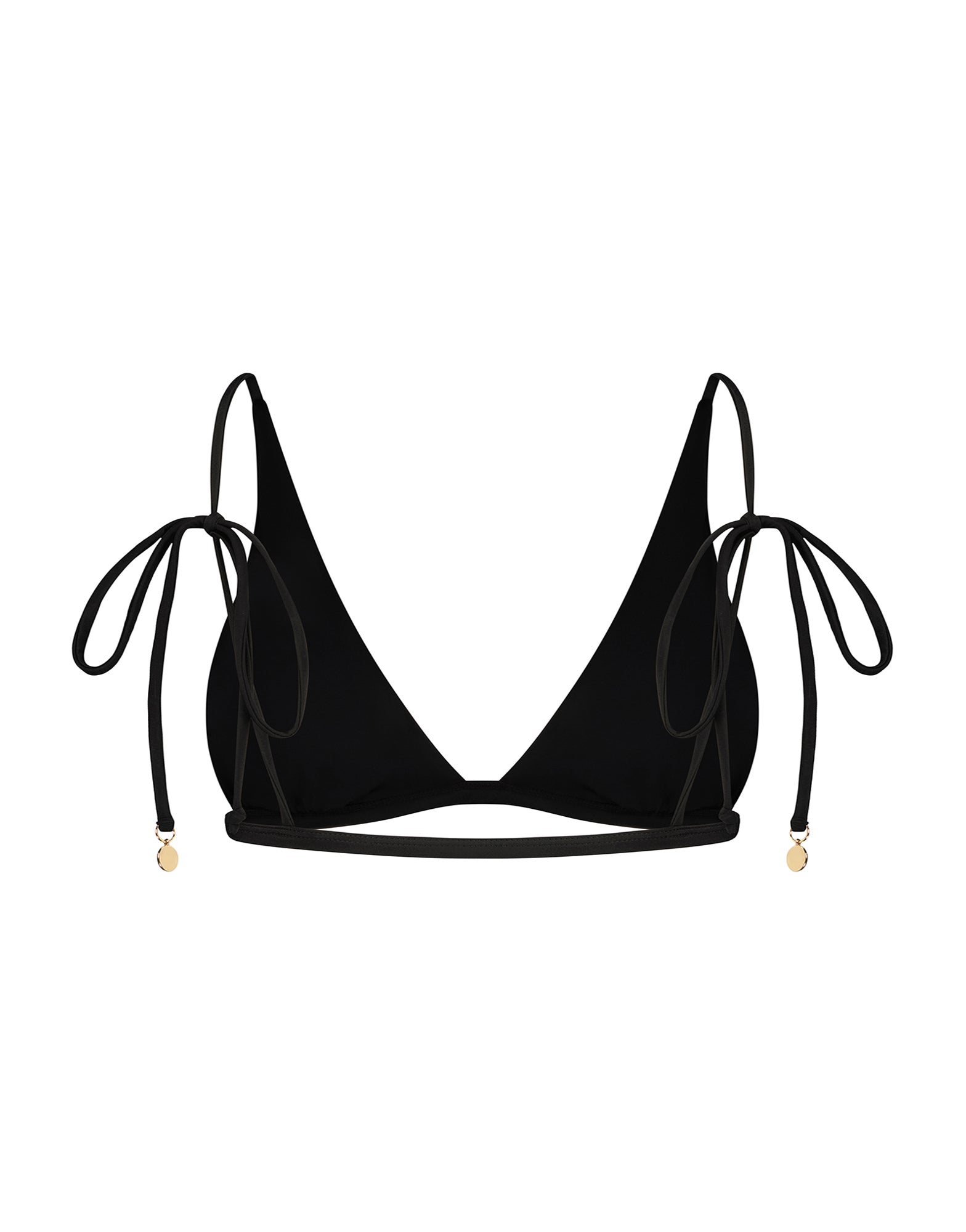 Nixie Bralette Bikini Top | Black