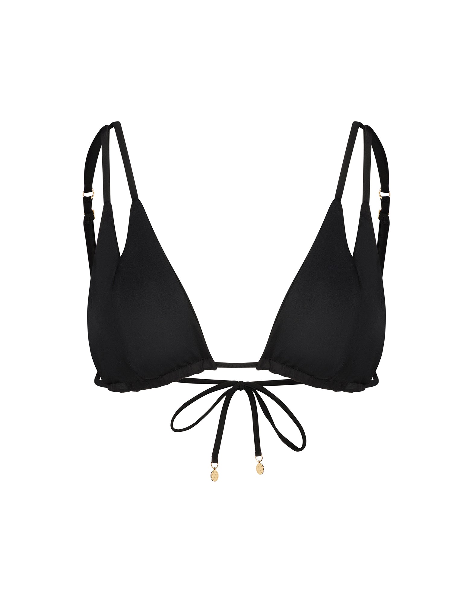 Starr Triangle Swimwear Top | Black