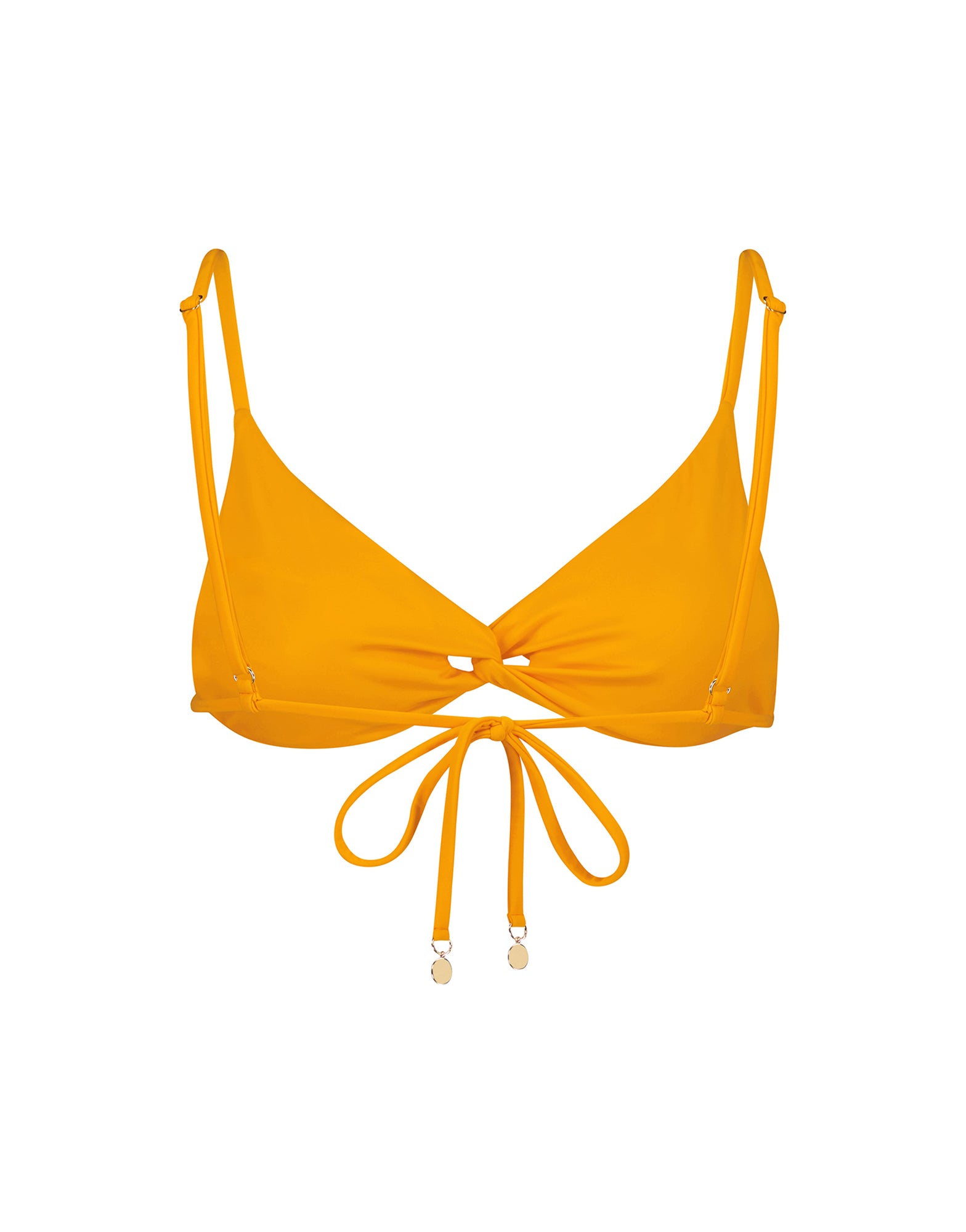 Isla Scoop Bikini Top | Orange