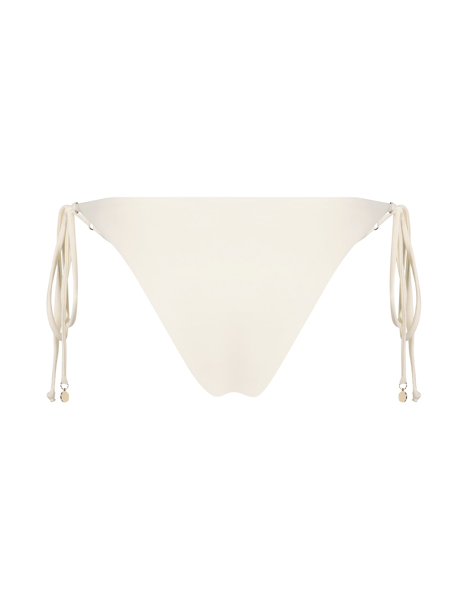 Starr Side Tie Bikini Bottom | White