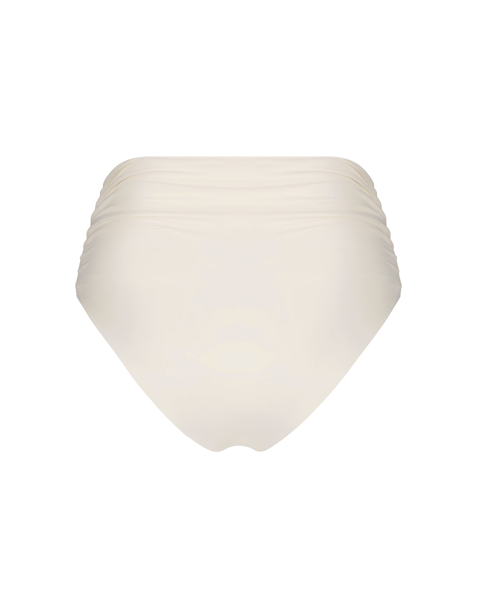 Nixie High Waisted Bikini Bottom | White