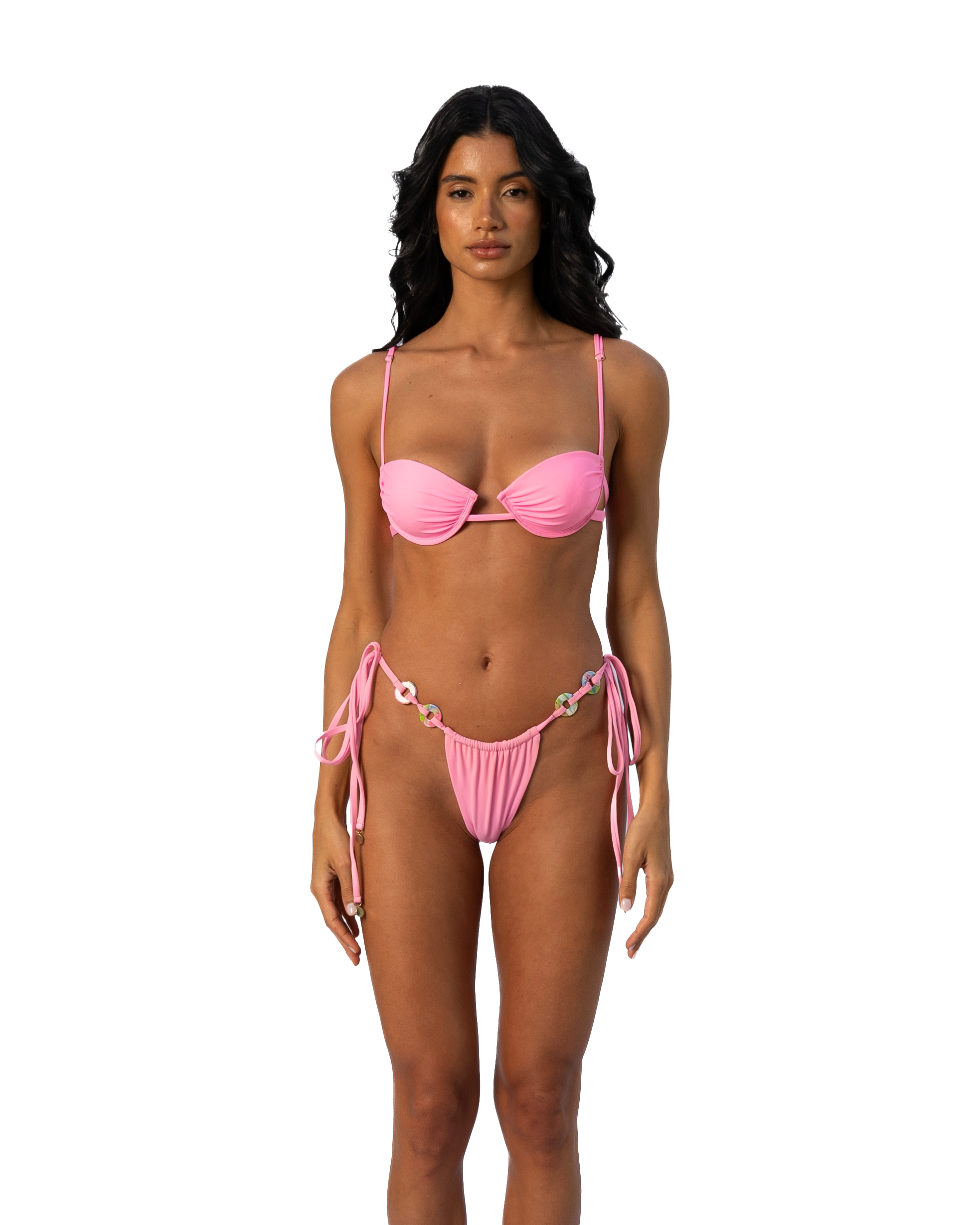 Danica Balconette Bikini Top | Pink