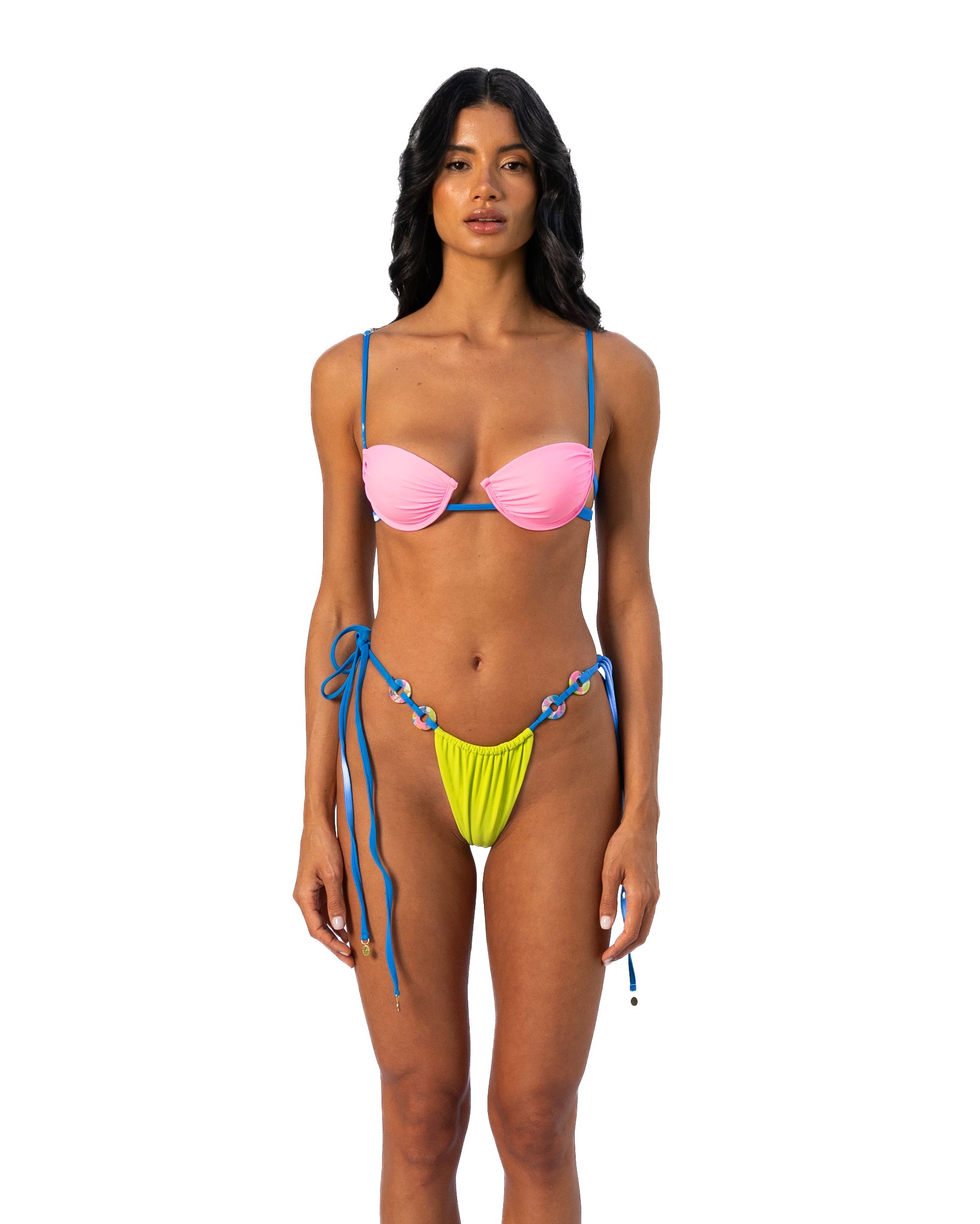 Danica Balconette Bikini Top | Multi Coloured