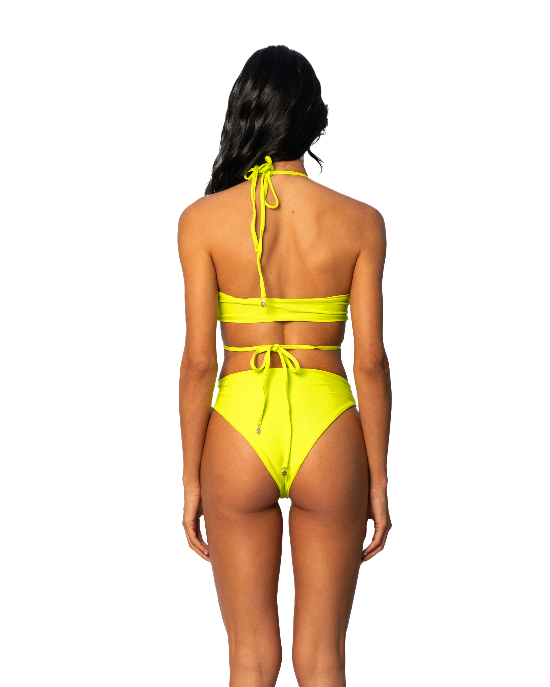 Lucida  Bottom Side-Tie Bikini | Green