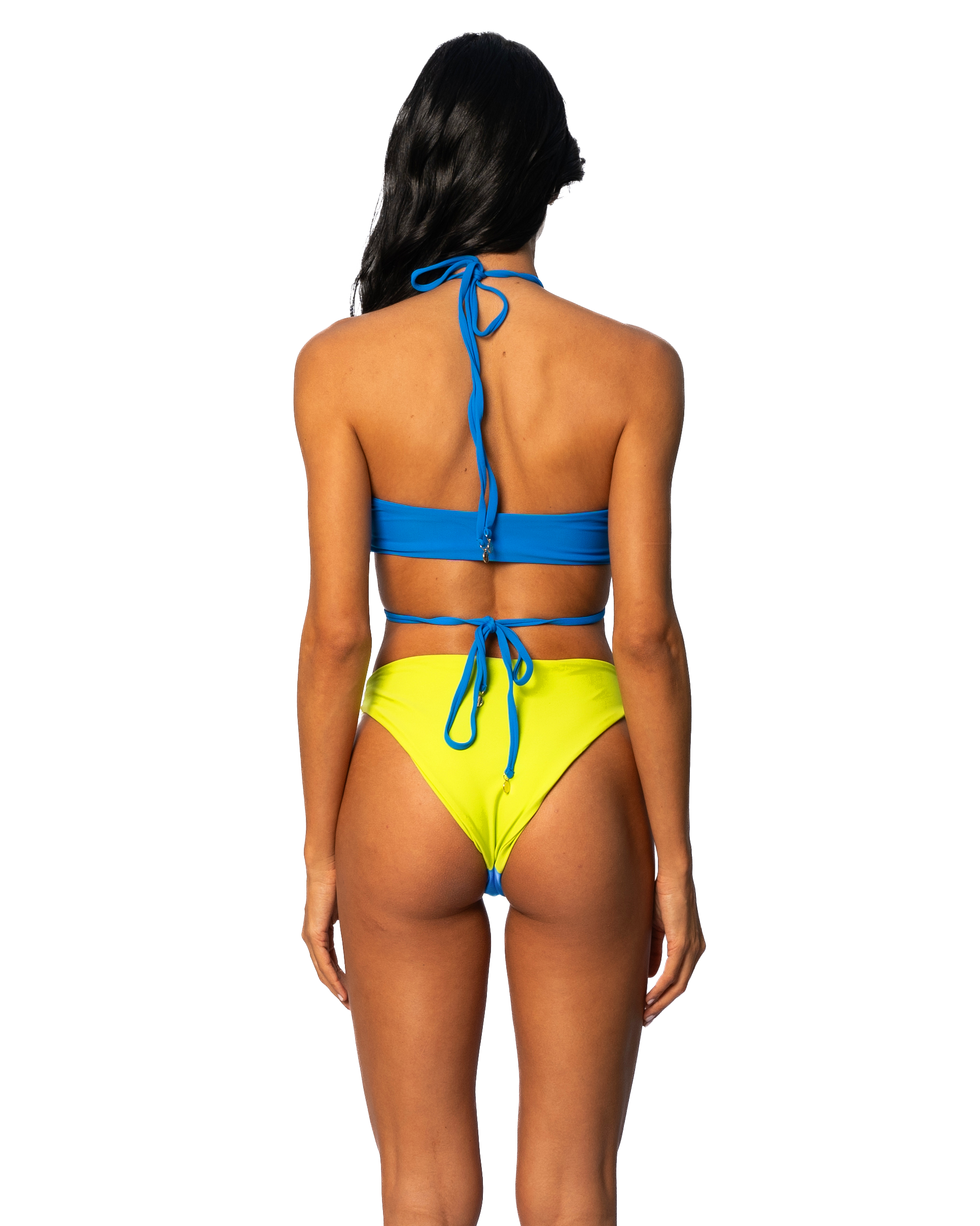 Lucida Halter Top Bikini | Blue
