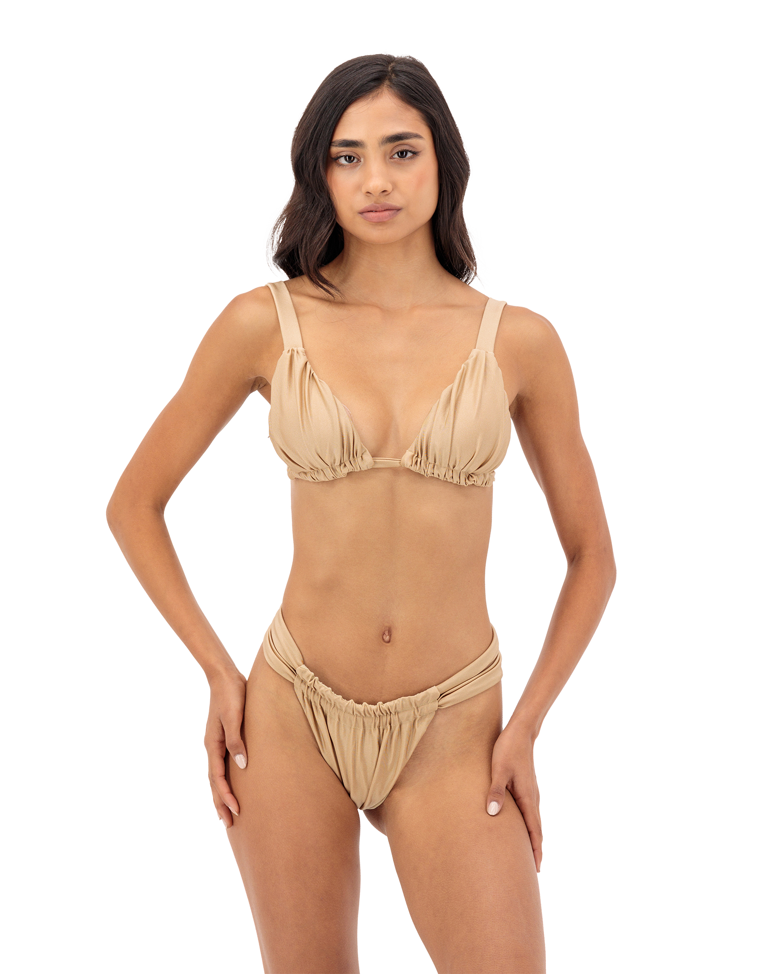 Selene Bikini Bottom | Gold