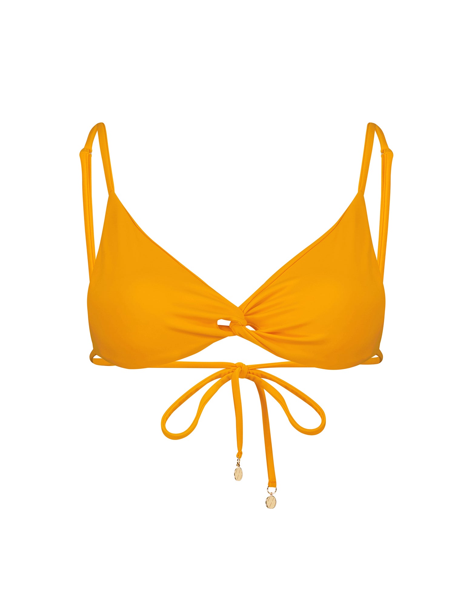 Isla Scoop Bikini Top | Orange