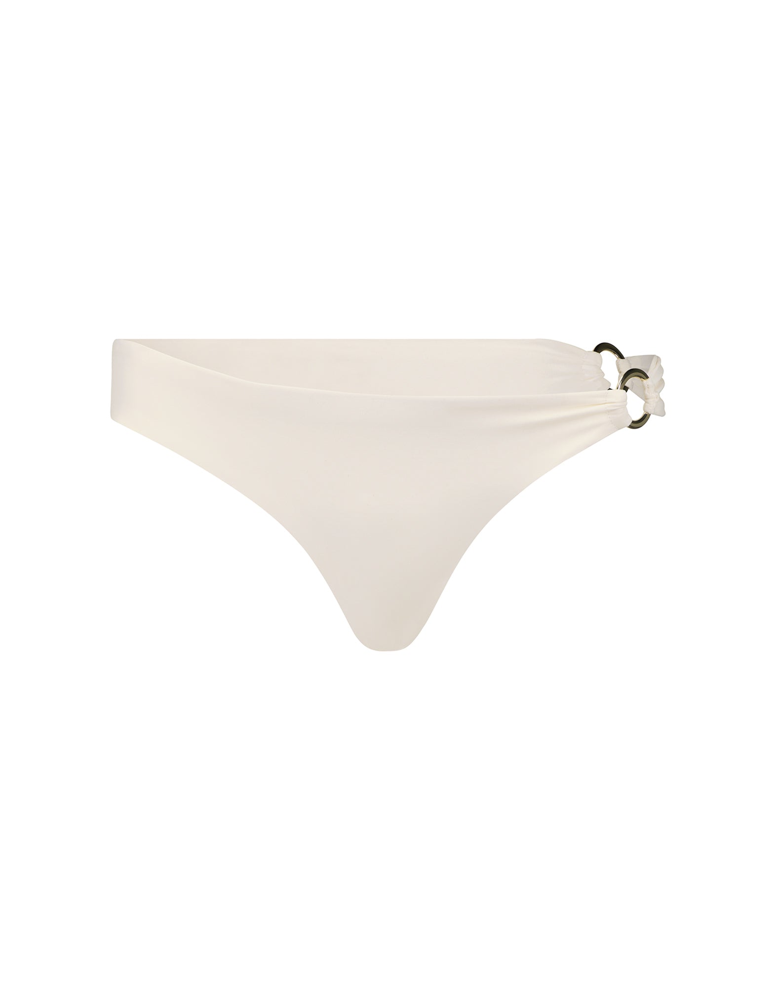 Pearla Hipster Bikini Bottom | White